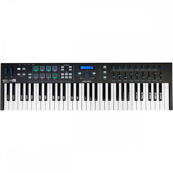 Controlador MIDI Arturia KeyLab Essential 61 USB 61 teclas (preto)