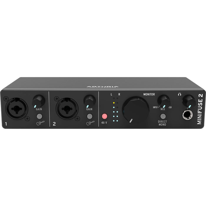 Interface de áudio Arturia MiniFuse 2 USB-C 2x2 (preto)
