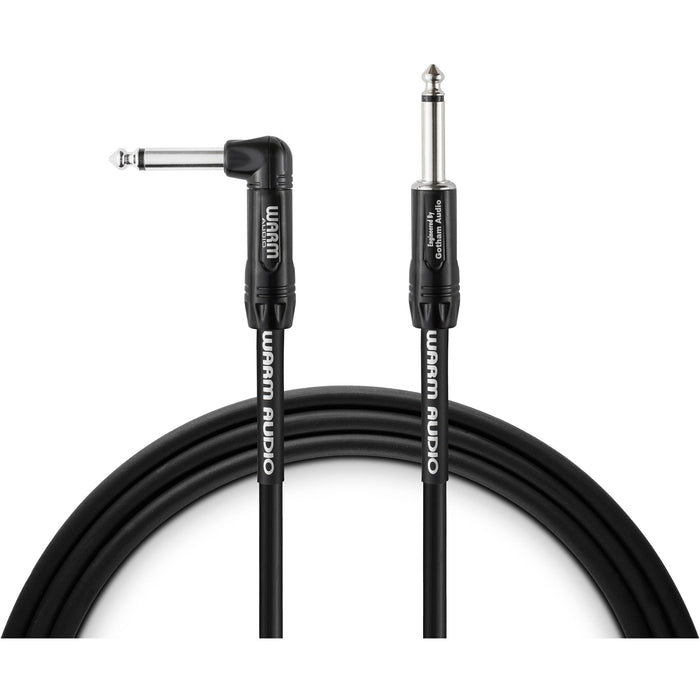 Cabo Warm Audio Pro-TS-1RT-20' TS macho para TS de ângulo reto 6,1m