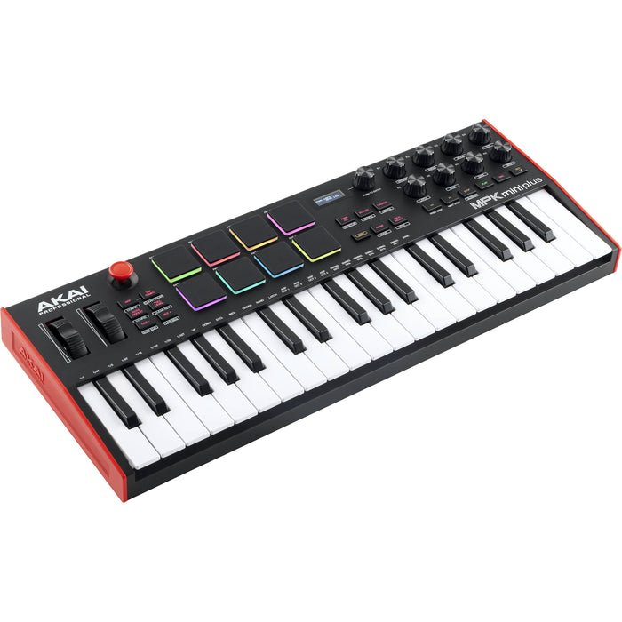 Controlador MIDI Akai Pro MPK Mini Plus USB 37 teclas