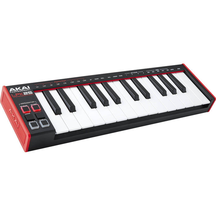 Controlador MIDI Akai Pro LPK25 mk2 USB 25 teclas