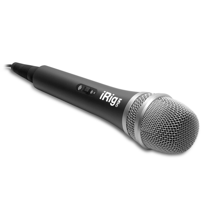 Microfone de mão IK Multimedia iRig Mic condensador cardioide