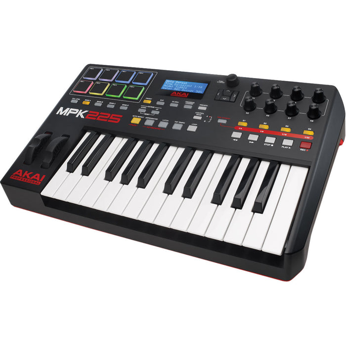 Controlador MIDI Akai Pro MPK225 USB 25 teclas