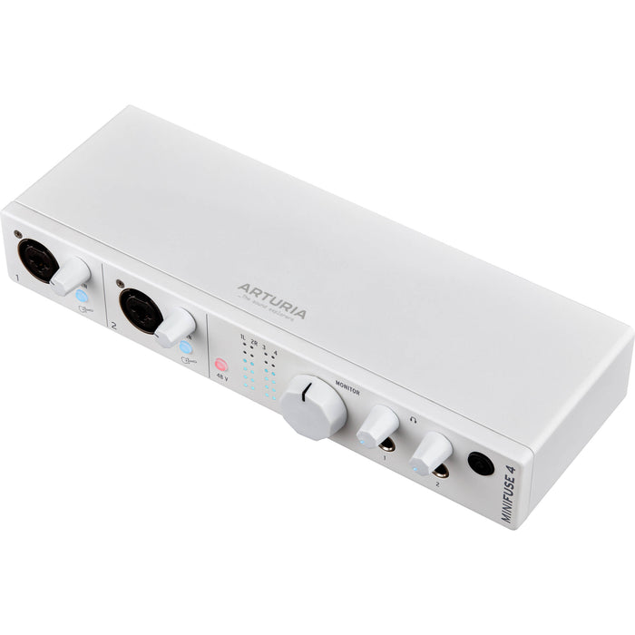 Interface de áudio Arturia MiniFuse 4 USB-C 4x4 (branco)