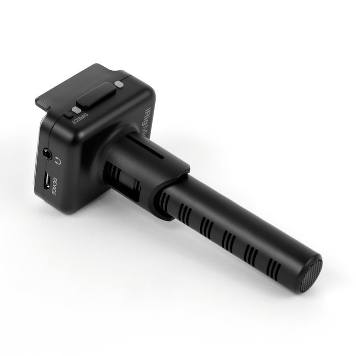 Microfone IK Multimedia iRig Mic Video condensador shotgun supercardioide