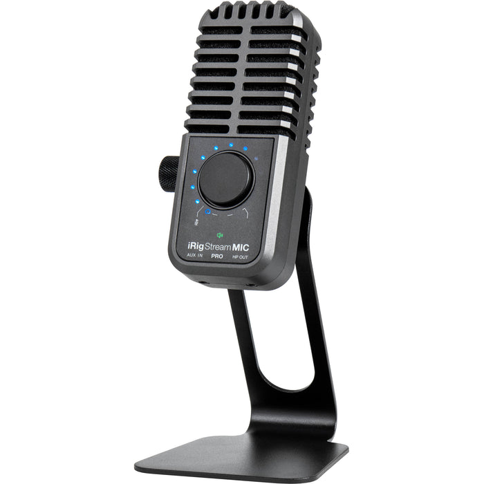 Microfone IK Multimedia iRig Stream Mic Pro mini-DIN condensador multipadrão
