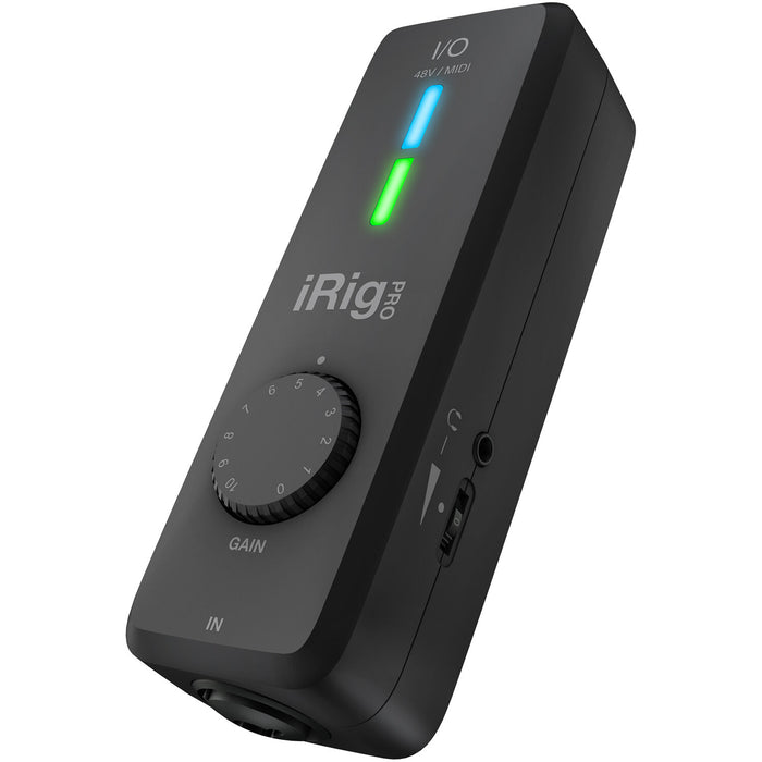 Interface de áudio e MIDI IK Multimedia iRig Pro I/O USB 1x1
