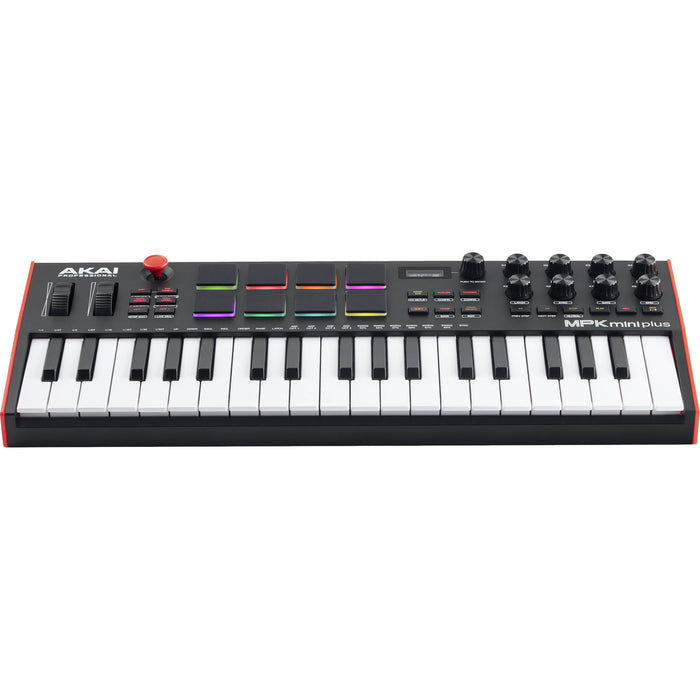 Controlador MIDI Akai Pro MPK Mini Plus USB 37 teclas