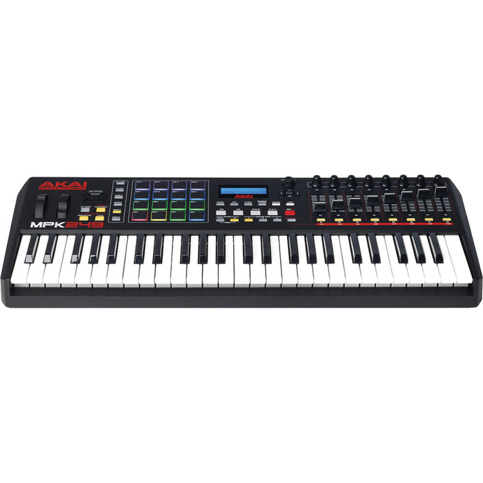 Controlador MIDI Akai Pro MPK249 USB 49 teclas
