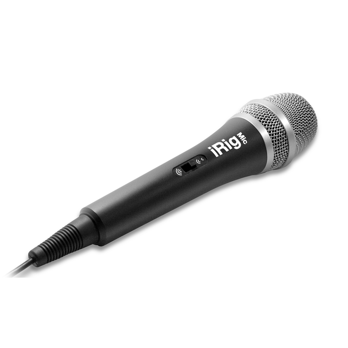 Microfone de mão IK Multimedia iRig Mic condensador cardioide