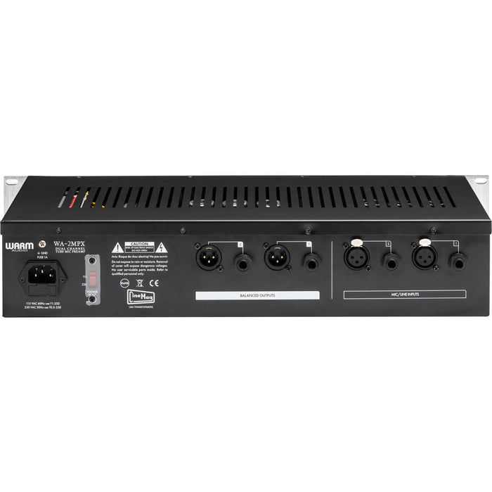Pré-amplificador de microfone Warm Audio WA-2MPX 2 canais
