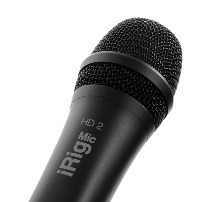 Microfone de mão IK Multimedia iRig Mic HD 2 condensador cardioide
