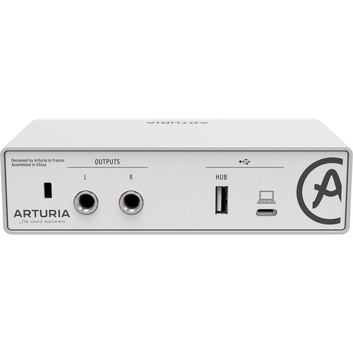Interface de áudio Arturia MiniFuse 1 USB-C 1x2 (branco)