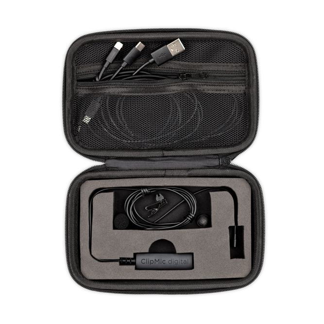 Microfone de lapela Apogee ClipMic Digital 2 condensador omnidirecional