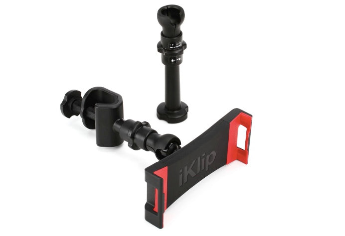 Suporte de microfone e tripé ajustável para Tablets IK Multimedia iKlip3 Deluxe