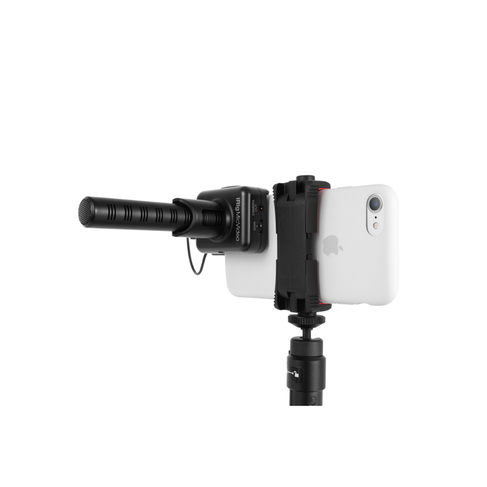 Microfone IK Multimedia iRig Mic Video condensador shotgun supercardioide