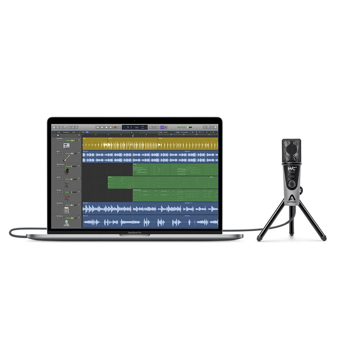 Microfone Apogee MiC Plus USB condensador cardioide