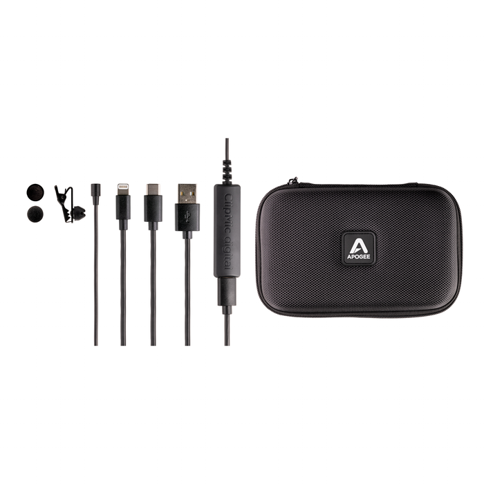 Microfone de lapela Apogee ClipMic Digital 2 condensador omnidirecional