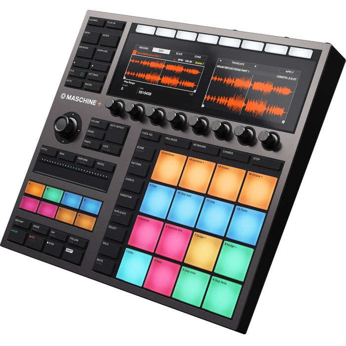 Controlador e interface de áudio Native Instruments MASCHINE+