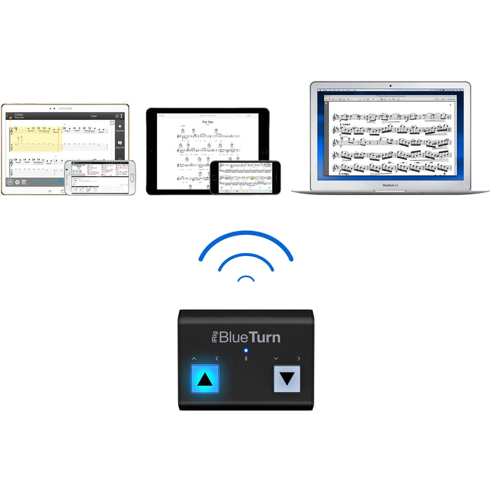 Virador de página Bluetooth IK Multimedia iRig BlueTurn