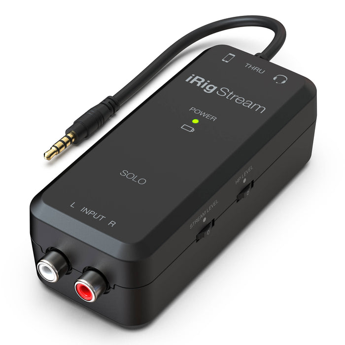 Interface de áudio IK Multimedia iRig Stream Solo TRRS 1x1
