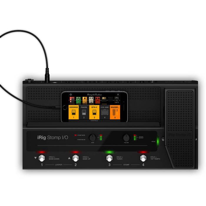 Pedaleira controladora IK Multimedia iRig Stomp I/O