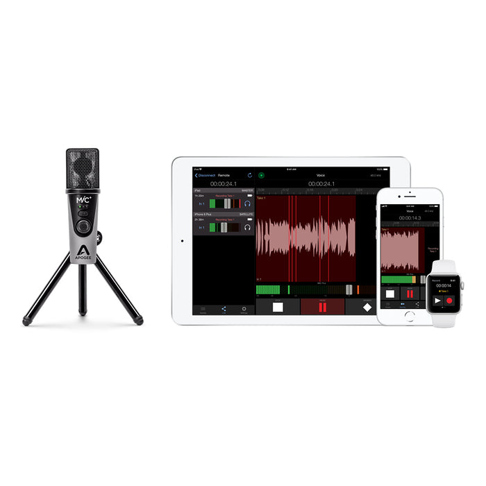 Microfone Apogee MiC Plus USB condensador cardioide