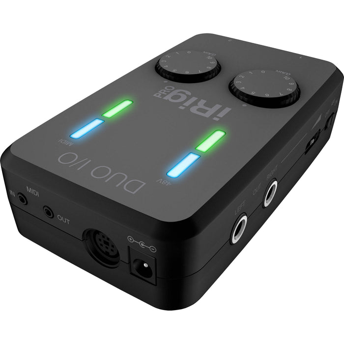 Interface de áudio e MIDI IK Multimedia iRig Pro Duo I/O USB 2x2