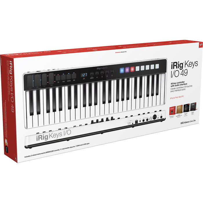 IK Multimedia iRig Keys I/O Controlador MIDI 49 teclas