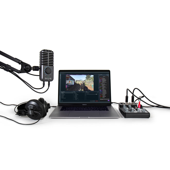 Microfone IK Multimedia iRig Stream Mic Pro mini-DIN condensador multipadrão