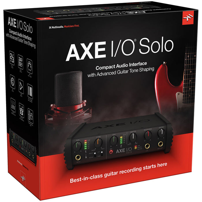 Interface de áudio IK Multimedia AXE I/O Solo USB 2x3