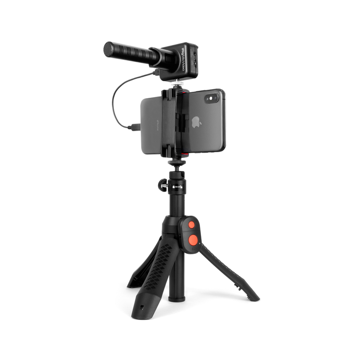 Microfone IK Multimedia iRig Mic Video condensador shotgun supercardioide
