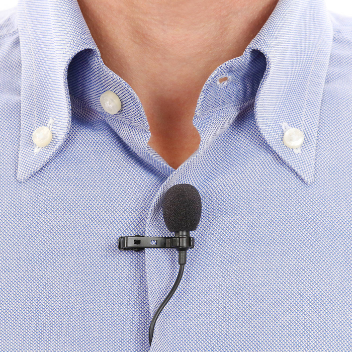 Microfone de lapela IK Multimedia iRig Mic Lav condensador omnidirecional