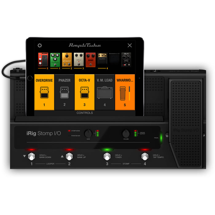Pedaleira controladora IK Multimedia iRig Stomp I/O