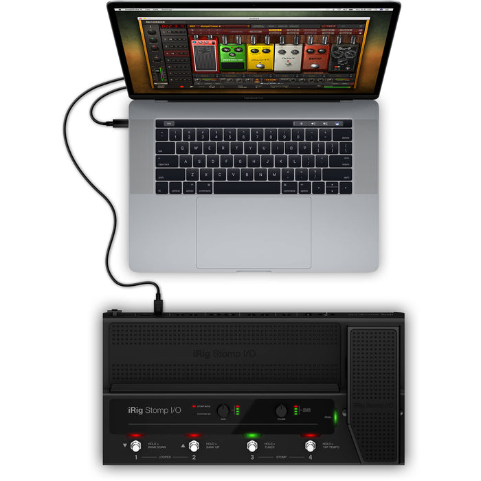 Pedaleira controladora IK Multimedia iRig Stomp I/O