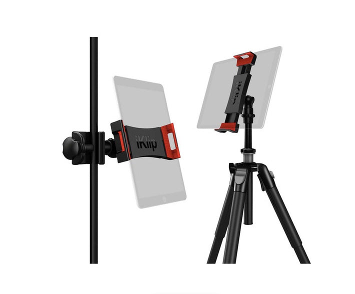Suporte de microfone e tripé ajustável para Tablets IK Multimedia iKlip3 Deluxe