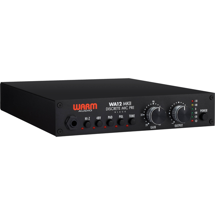 Pré-amplificador de microfone Warm Audio WA12 MKII black