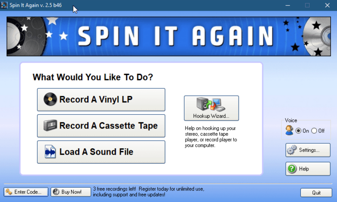 Acoustica Spin It Again